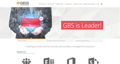 Desktop Screenshot of gbs.com