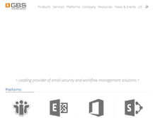 Tablet Screenshot of gbs.com